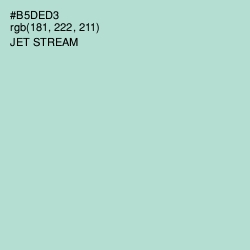 #B5DED3 - Jet Stream Color Image